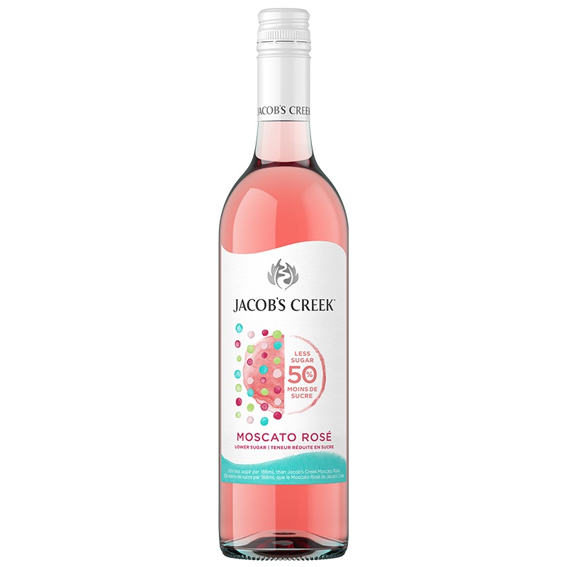 Jacobs Creek Moscato Rose Lower Sugar